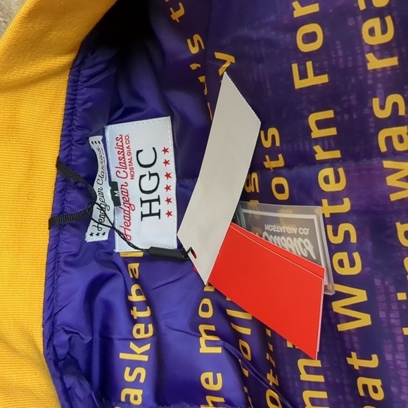 HEADGEAR classics purple alt Kobe Crenshaw satin jacket size medium - Picture 8 of 9